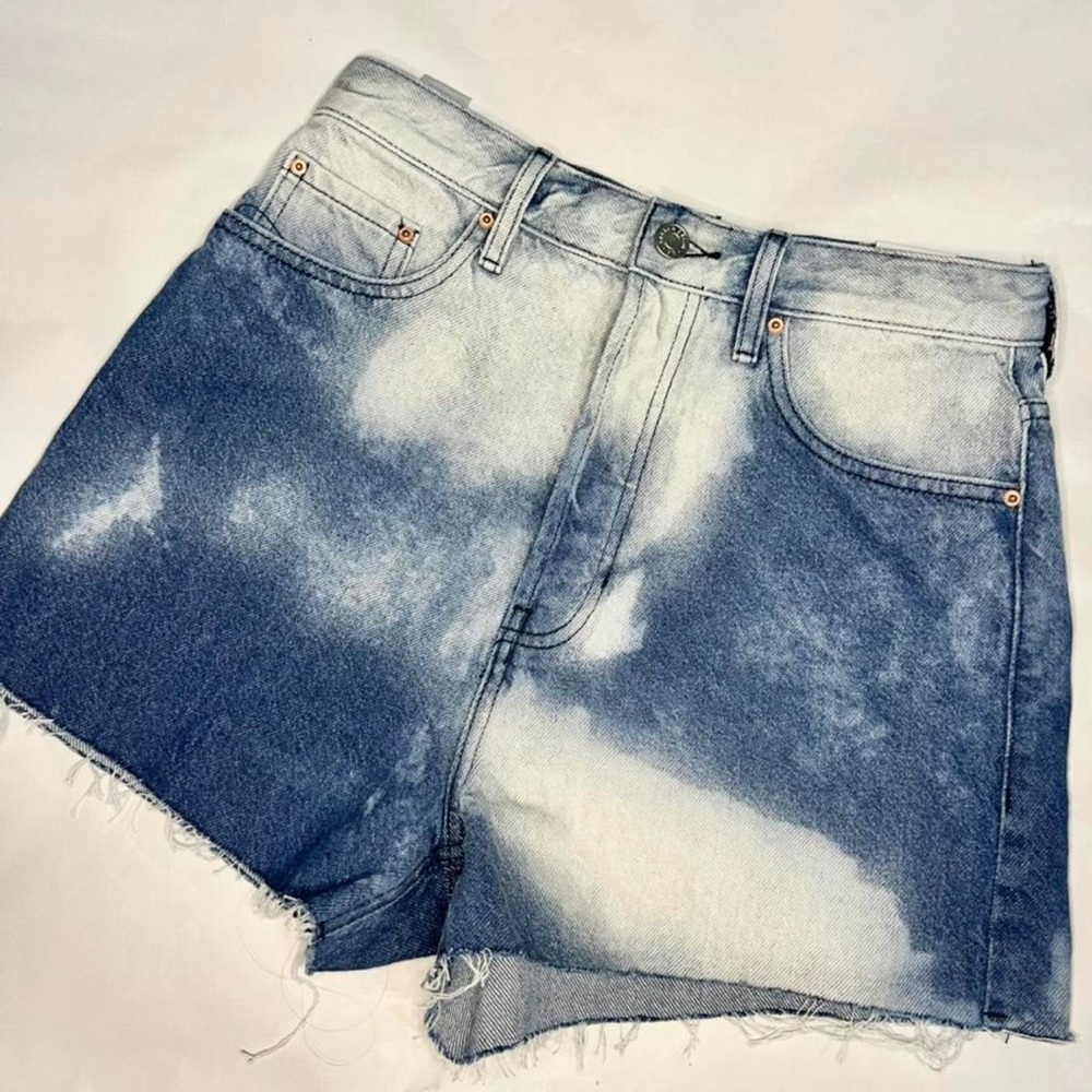 Pacsun bleached denim shorts